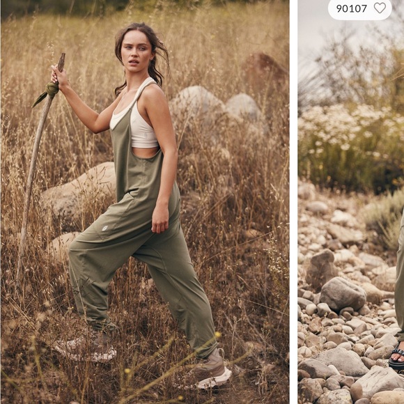 FP Movement Hot Shot Onesie in Green EUC Sz XS Sea Grass - Picture 3 of 8